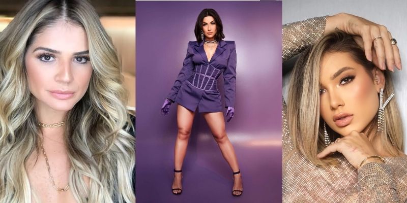 Influenciadoras fit celeb. Thassia Naves, Bianca Andrade e Virginia Fonseca