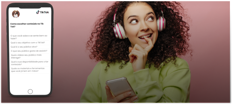 Como escolher conteúdo para o TikTok