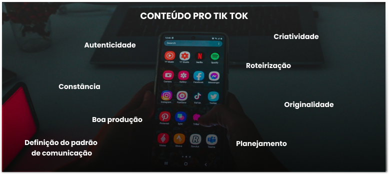 Dicas para criar conteúdo no TikTok