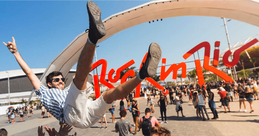Entrada do festival Rock in Rio