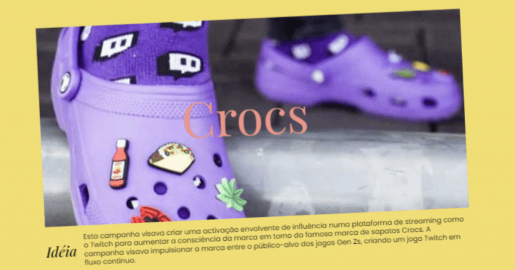 Cases de sucesso da Crocs + Twitch
