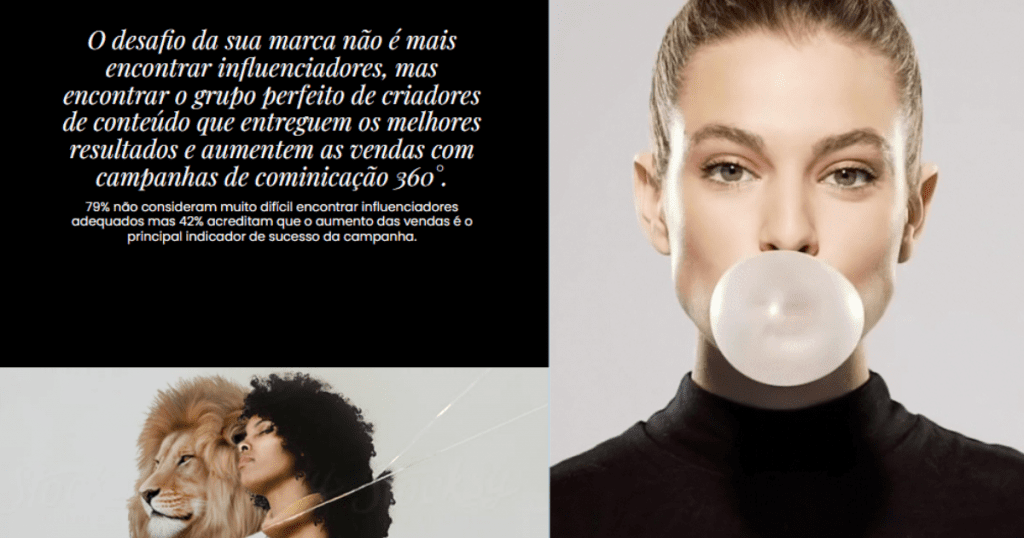 influenciadores e produção de conteúdo visual