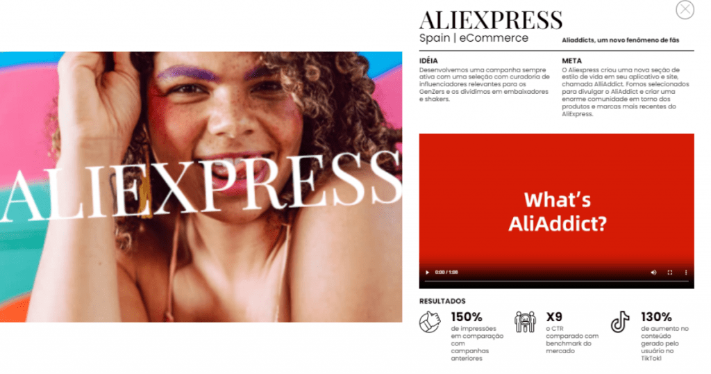 camapanha Aliexpress