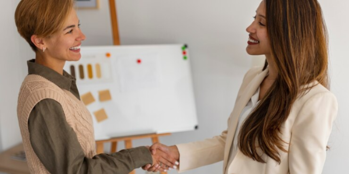 cliente e empresa se relacionando